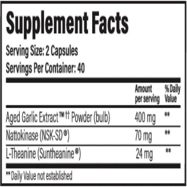 Kyolic Aged Garlic Extract Formula 109 - Blood Pressure Health