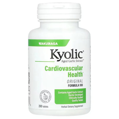 Kyolic Cardiovascular Health Formula 100 600 mg Wakunaga