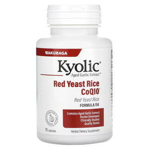 Kyolic Red Yeast Rice CoQ10 Formula 114 Wakunaga
