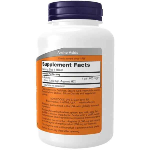 L-Arginine 1000mg NOW