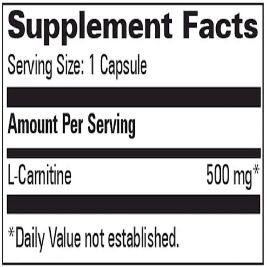 L-CARNITINE 500 Progressive Labs