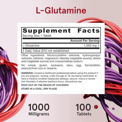 L-Glutamine 1000 mg by Jarrow Formulas at Nutriessential.com