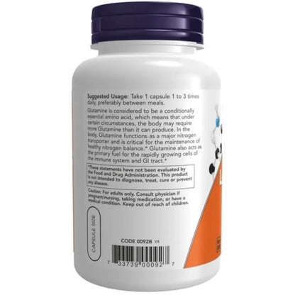 L-Glutamine 500 mg NOW About