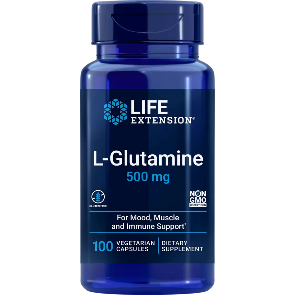 L-Glutamine 500 mg by Life Extension at Nutriessential.com