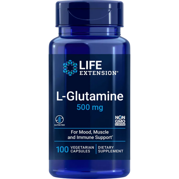 L-Glutamine 500 mg by Life Extension at Nutriessential.com