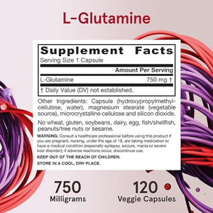 L-Glutamine 750 mg by Jarrow Formulas at Nutriessential.com