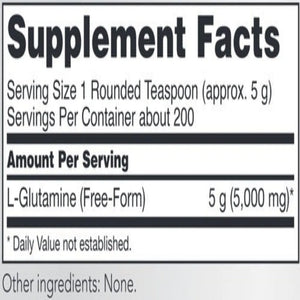 L-Glutamine Powder 200 serv NOW