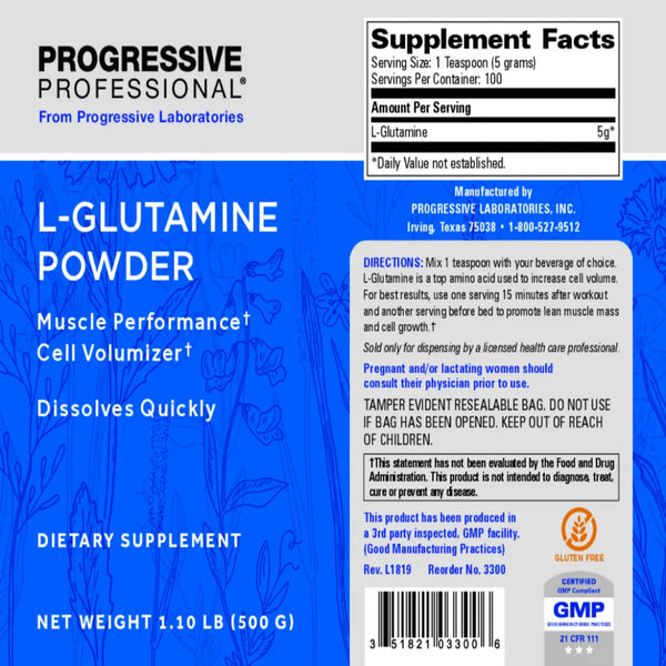L-Glutamine Progressive Labs
