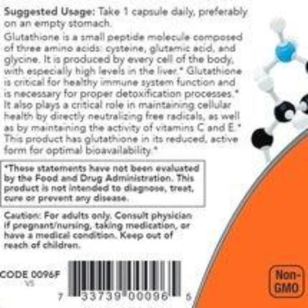 L-Glutathione 250 mg NOW