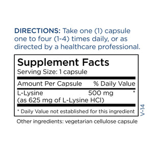 L-Lysine-500-mg-Metabolic-Maintenance