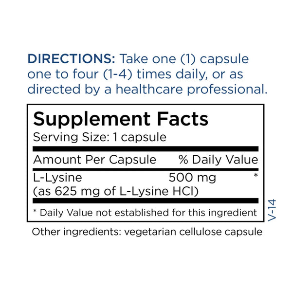L-Lysine-500-mg-Metabolic-Maintenance
