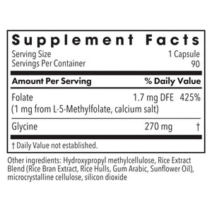 L-Methylfolate 1mg by MethylPro