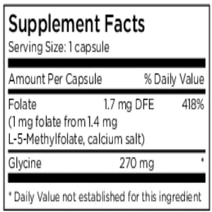 L-Methylfolate 1mg by MethylPro