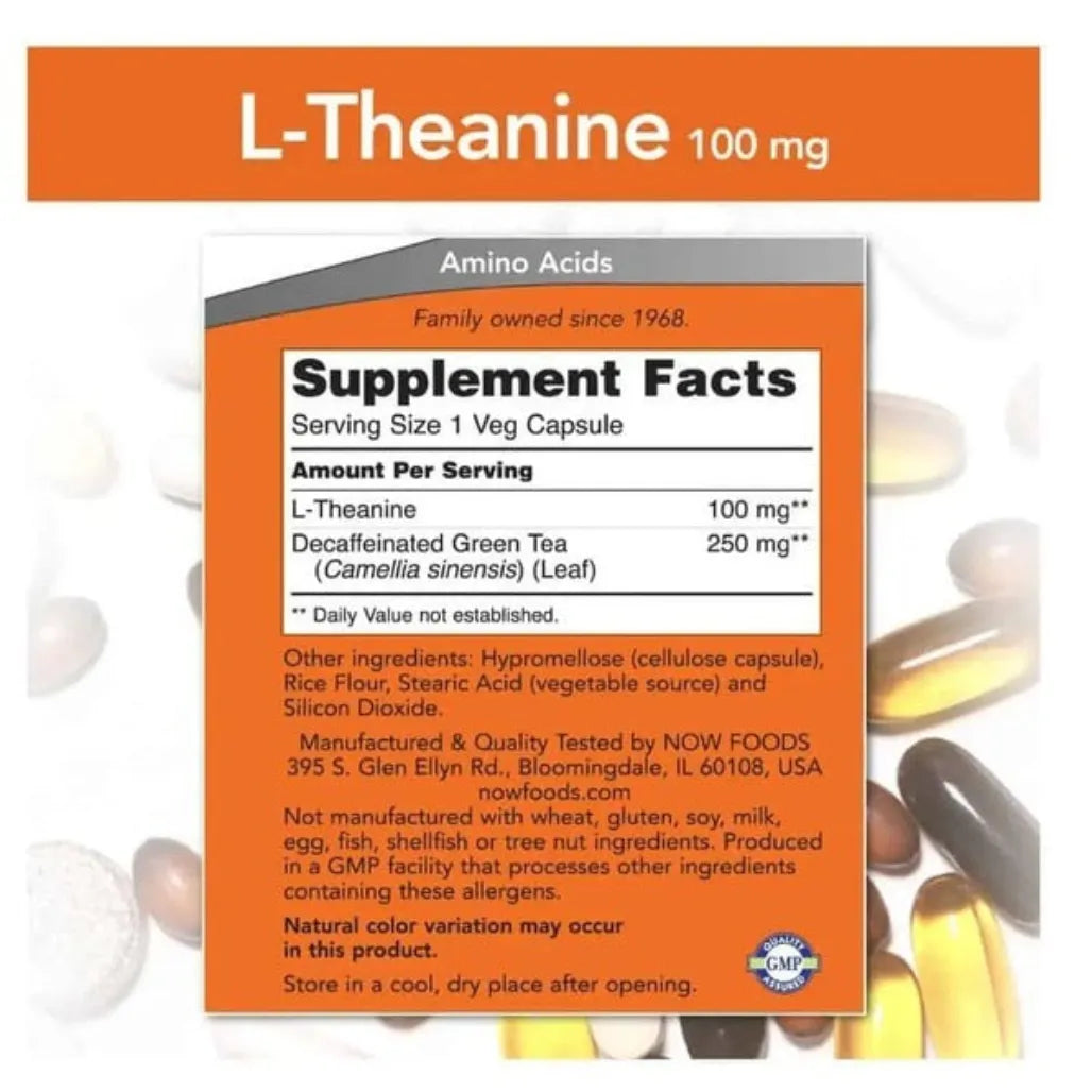 L-Theanine 100 mg NOW