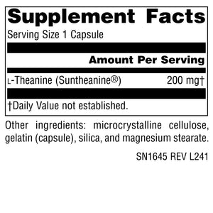 L-Theanine 200 mg Source Naturals