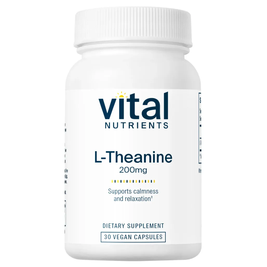 L-Theanine 200mg by Vital Nutrients at Nutriessential.com