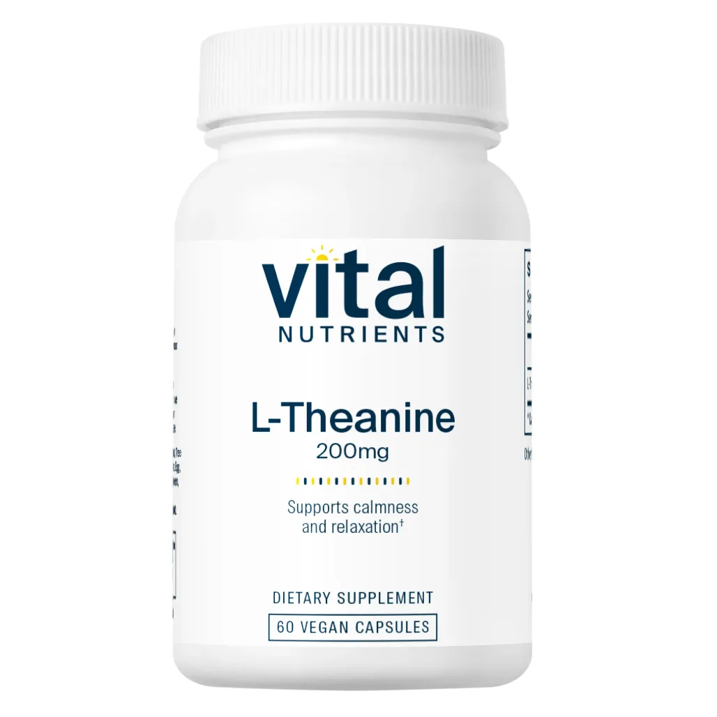 L-Theanine 200mg by Vital Nutrients at Nutriessential.com