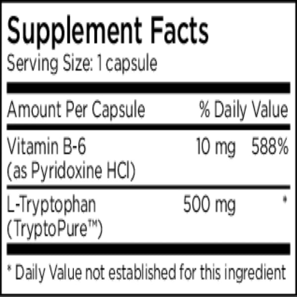 L-Tryptophan 500mg Metabolic Maintenance