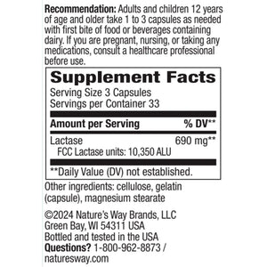 Lactase Enzyme Natures way