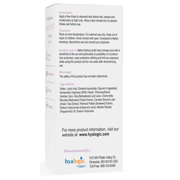 Lactic Acid Exfoliating Serum  Hyalogic