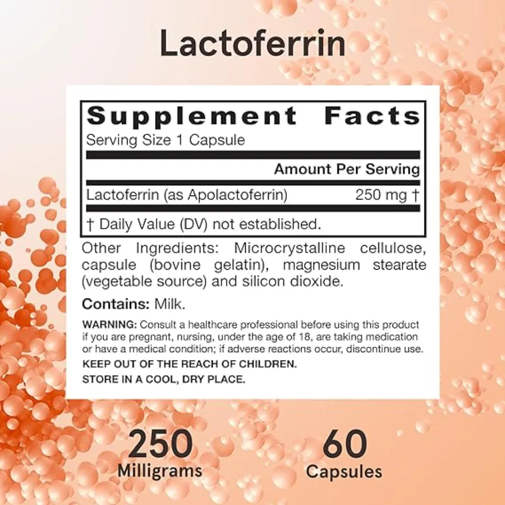 Lactoferrin Freeze-Dried 250 mg by Jarrow Formulas at Nutriessential.com