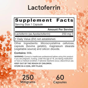 Lactoferrin Freeze-Dried 250 mg by Jarrow Formulas at Nutriessential.com