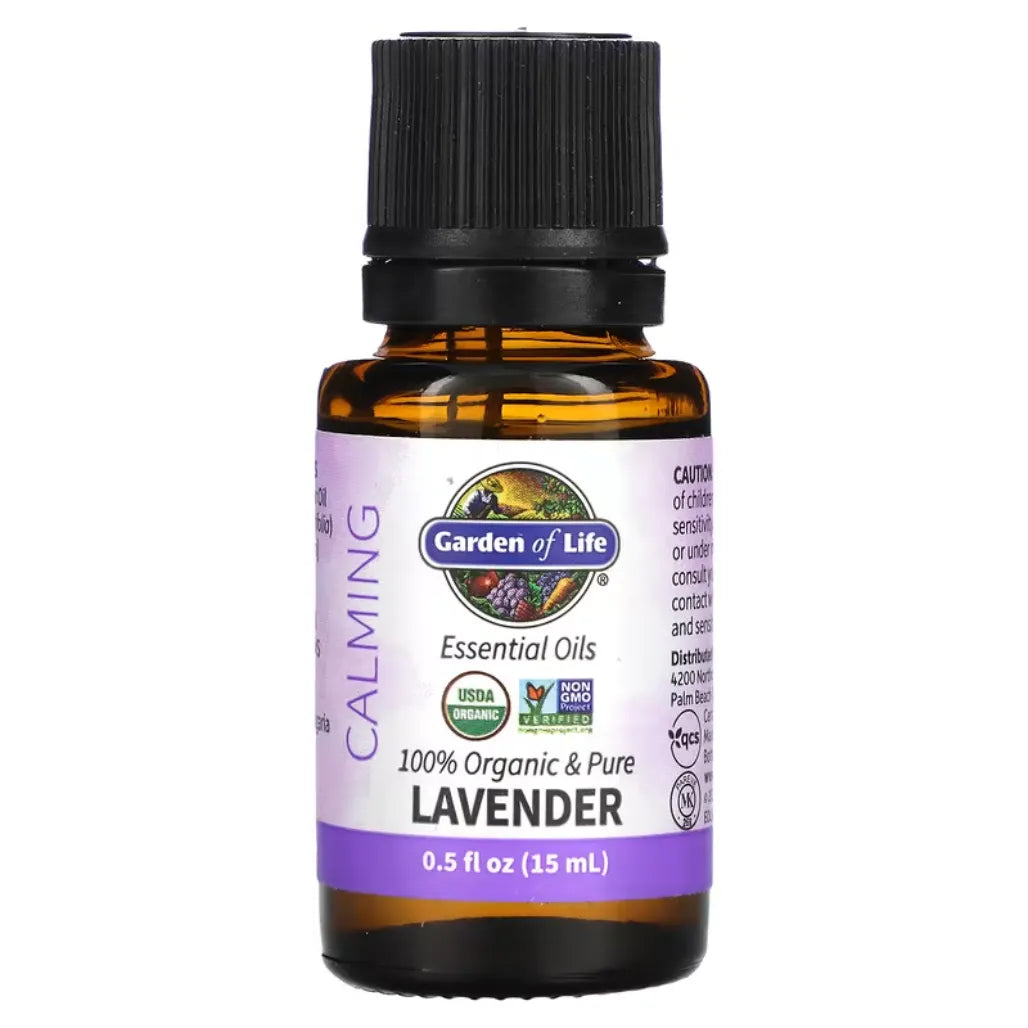 Lavender Essential Oil Organic 1 fl oz Garden of life