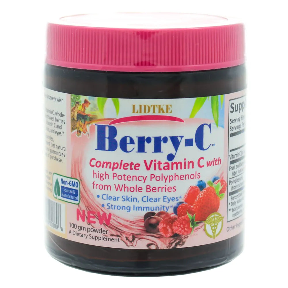 LIDTKE Berry-C Tart - 3.5 oz | Complete Vitamin C from Whole Berries