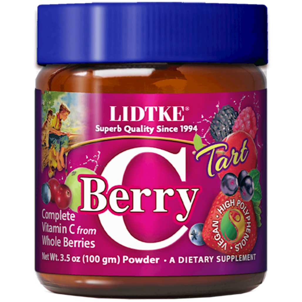 LIDTKE Berry-C Tart - 3.5 oz | Complete Vitamin C from Whole Berries