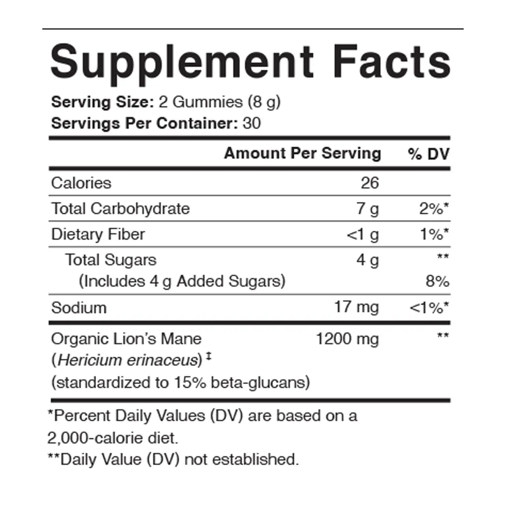 Lion's Mane Focus Support Gummy-Charlotte's Web