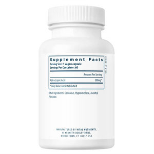 Lipoic Acid 300 mg by Vital Nutrients at Nutriessential.com
