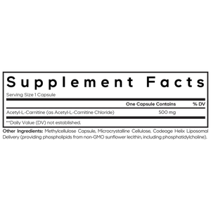 Liposomal Acetyl L-Carnitine+ Codeage