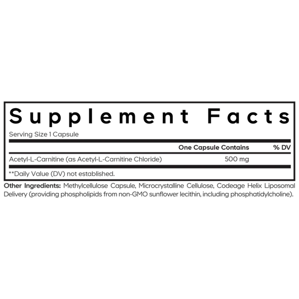 Liposomal Acetyl L-Carnitine+ Codeage