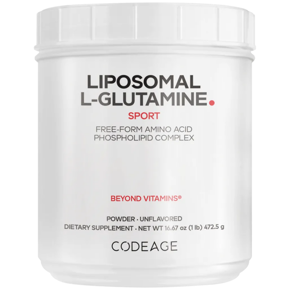Liposomal L-Glutamine Powder, Unflavored Codeage