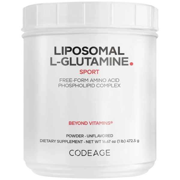 Liposomal L-Glutamine Powder, Unflavored Codeage