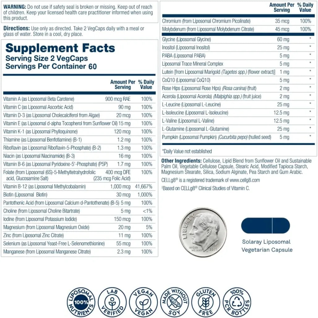 Liposomal Men's MultiVitamin Solaray