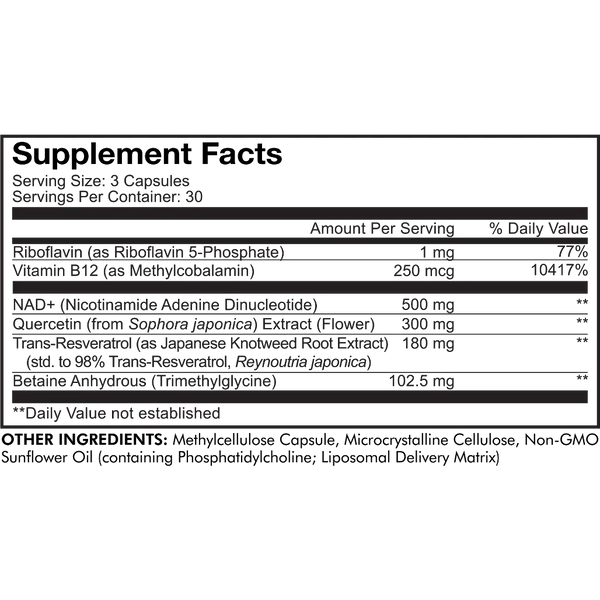 Liposomal NAD+Ultra-Codeage