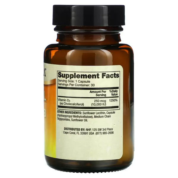 Dr. Mercola Liposomal Vitamin D3 1000IU Per Capsule, Dietary Supplement of 30 Capsules
