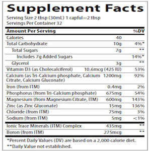 Liquid Cal/Mag/Zinc-Strawberry Trace Minerals Research
