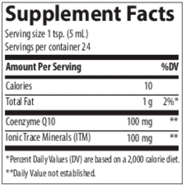 Liquid CoQ10 100 mg Trace Minerals Research