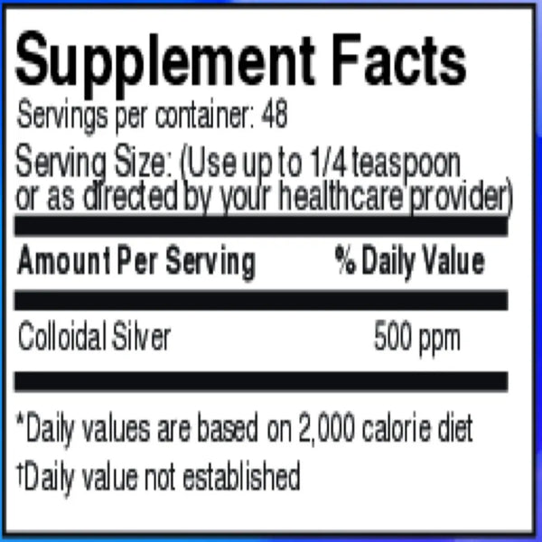 Liquid Colloidal Silver 500ppm Dr's Advantage