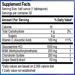 Glucosamine 1500 Chondroitin MSM 16 oz Drs Advantage