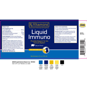 Liquid Immuno 4 oz Rx Vitamins for Pets