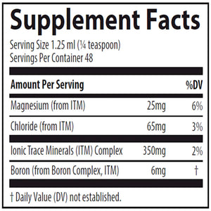 Liquid Ionic Boron 6mg Trace Minerals Research