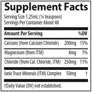 Liquid Ionic Calcium Trace Minerals Research