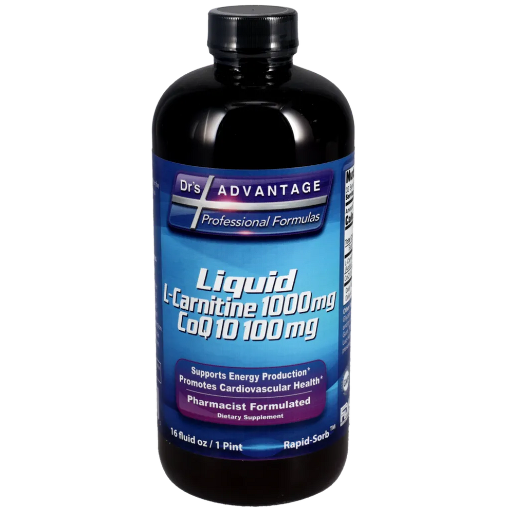 Liquid L-Carnitine CoQ10 16 fl oz Drs Advantage
