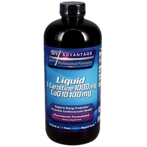Liquid L-Carnitine CoQ10 16 fl oz Drs Advantage