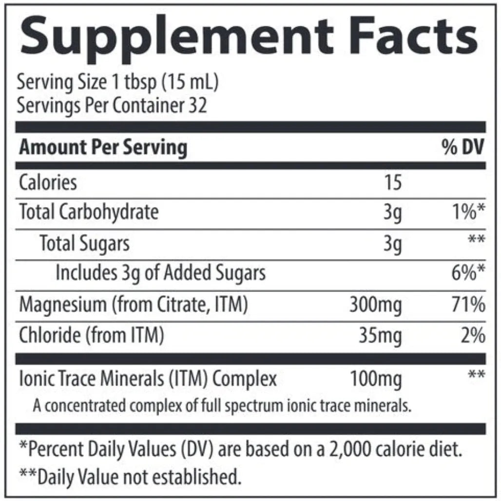 Liquid Magnesium Trace Minerals Research