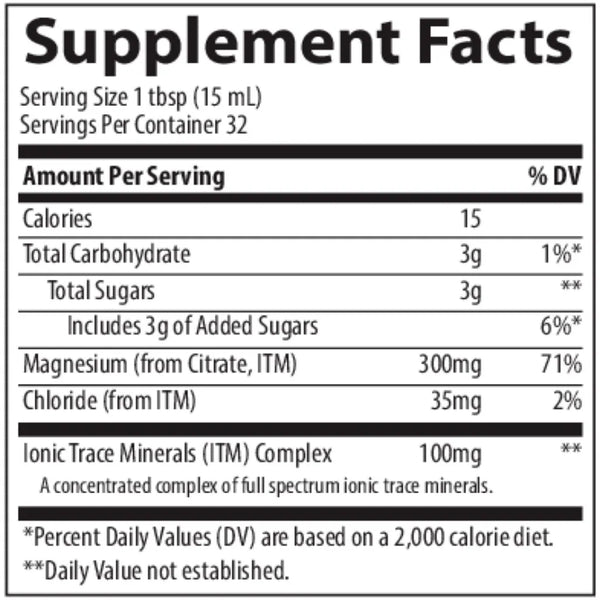 Liquid Magnesium Trace Minerals Research