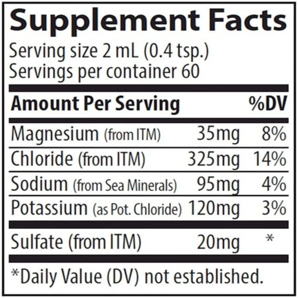 Liquid NO! Muscle Cramps Trace Minerals Research